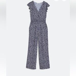 Floral Navy Jumpsuit